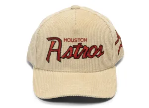 Mitchell & Ness MLB Houston Astros Corduroy Off Pro Snapback Hat xld