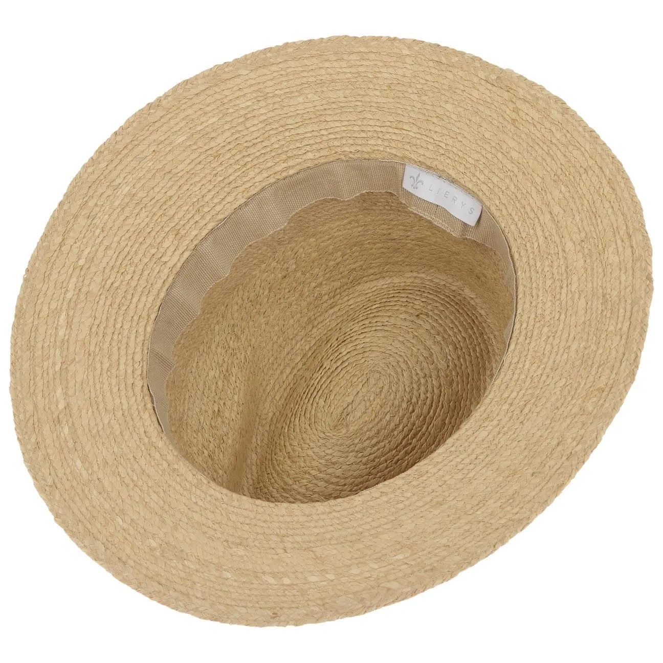 Multicolour Trim Raffia Hat by Lierys