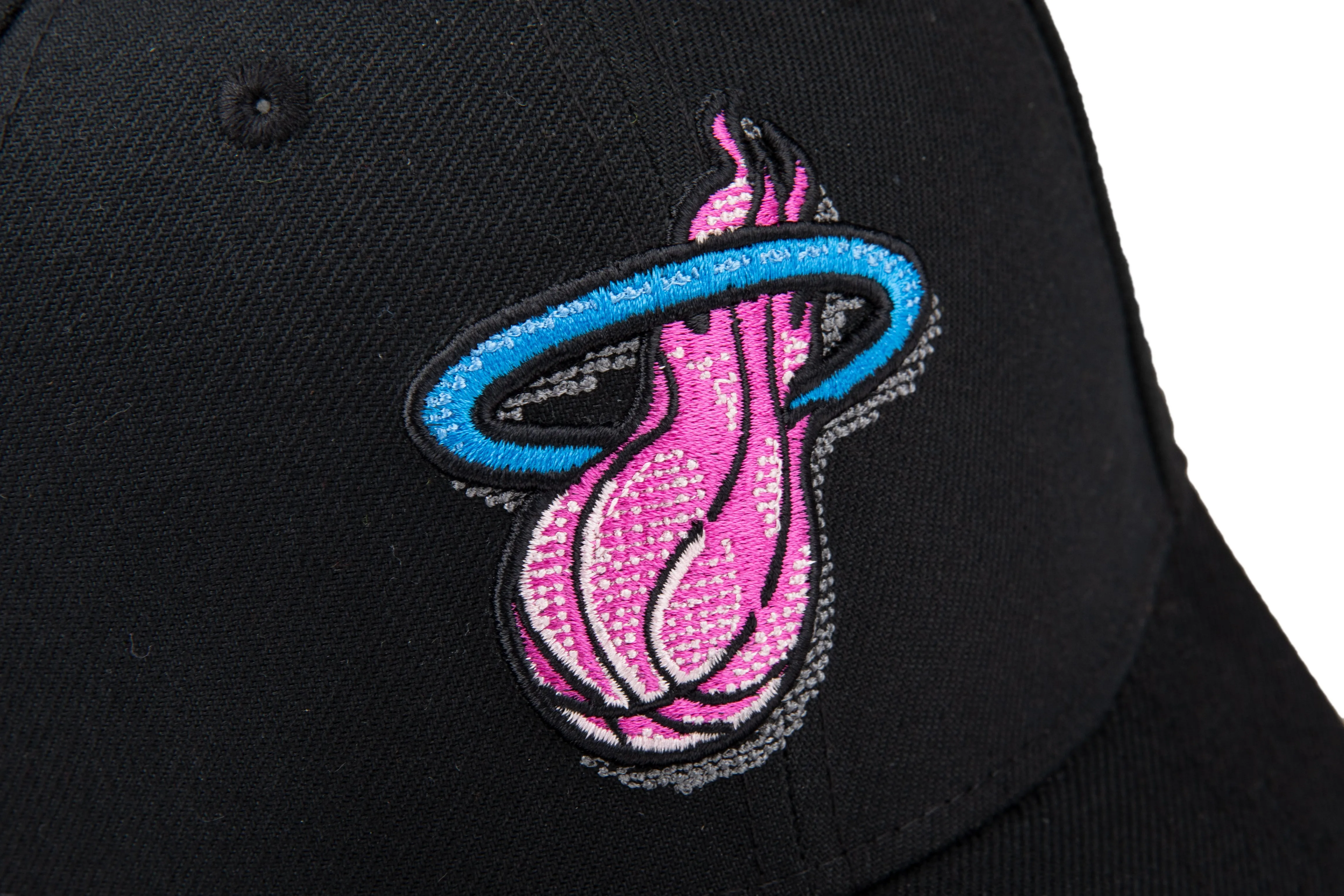 NBA Embroidered Curved Cap - Heat