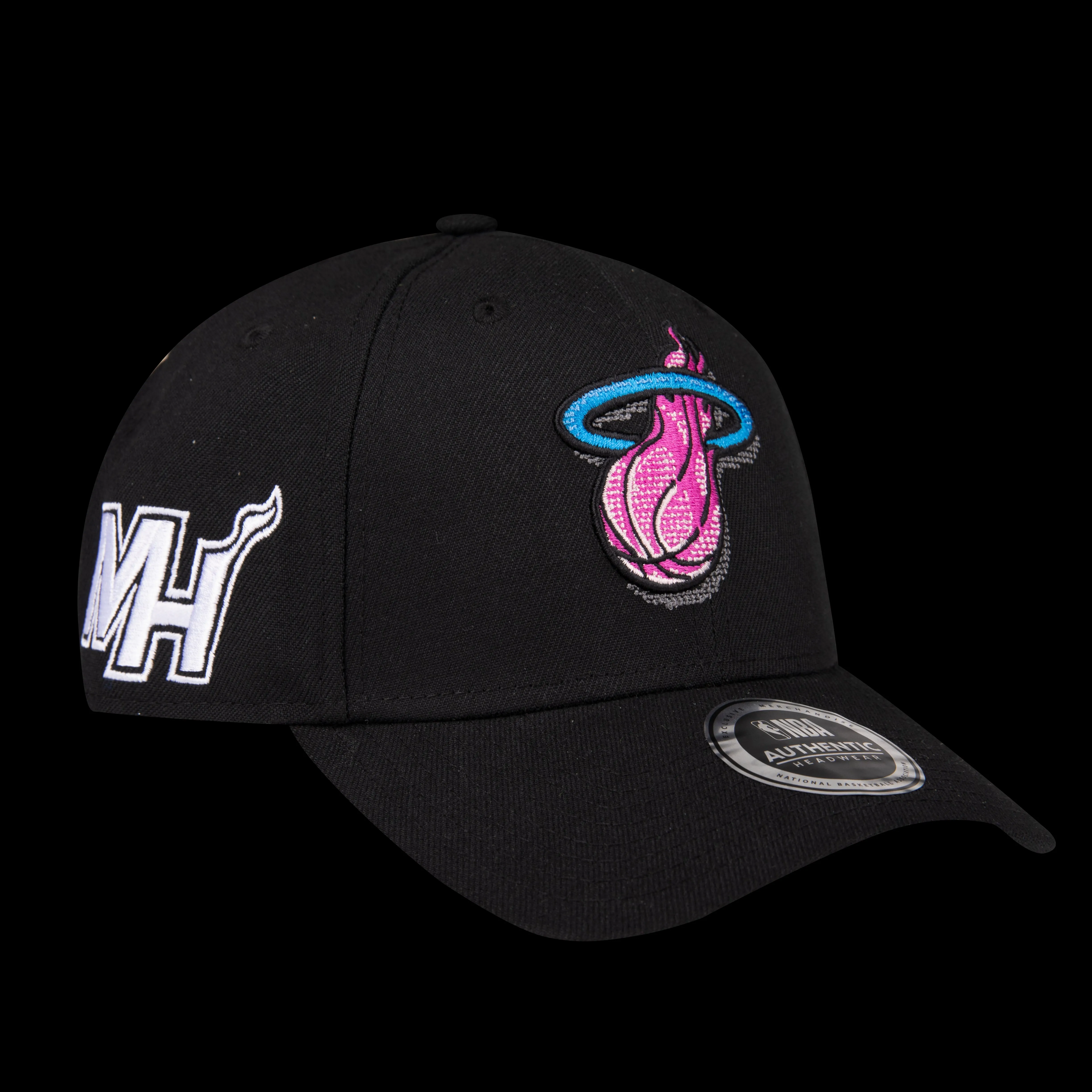 NBA Embroidered Curved Cap - Heat