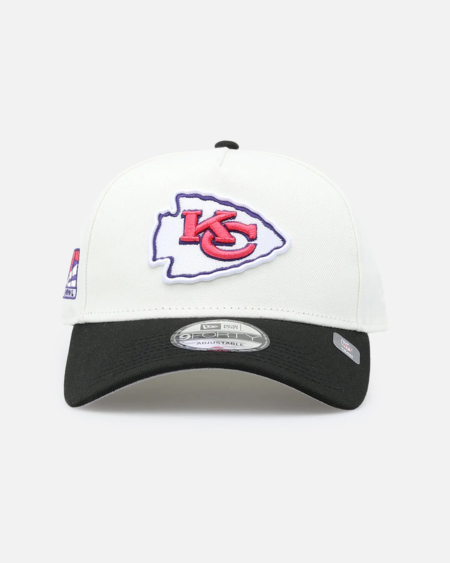 New Era Kansas City Chiefs 'Neon Nights' 9FORTY Snapback Chrome/Black