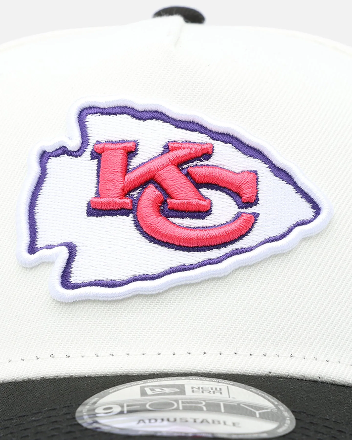 New Era Kansas City Chiefs 'Neon Nights' 9FORTY Snapback Chrome/Black