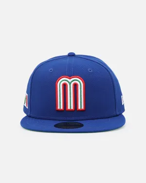 New Era Mexico National Baseball Team 59FIFTY Fitted Light Royal