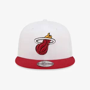 New Era | MIAMI HEAT  { WHITE