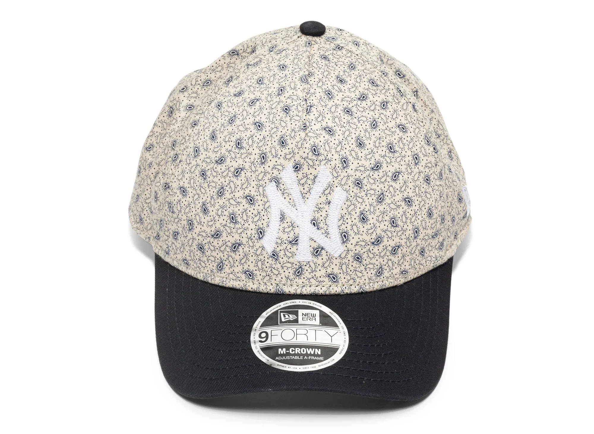 New Era Micro Print 940MC New York Yankees Strapback Hat xld