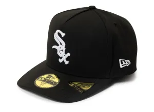 New Era Script Safety Pin Chicago White Socks Fitted Hat v2 xld