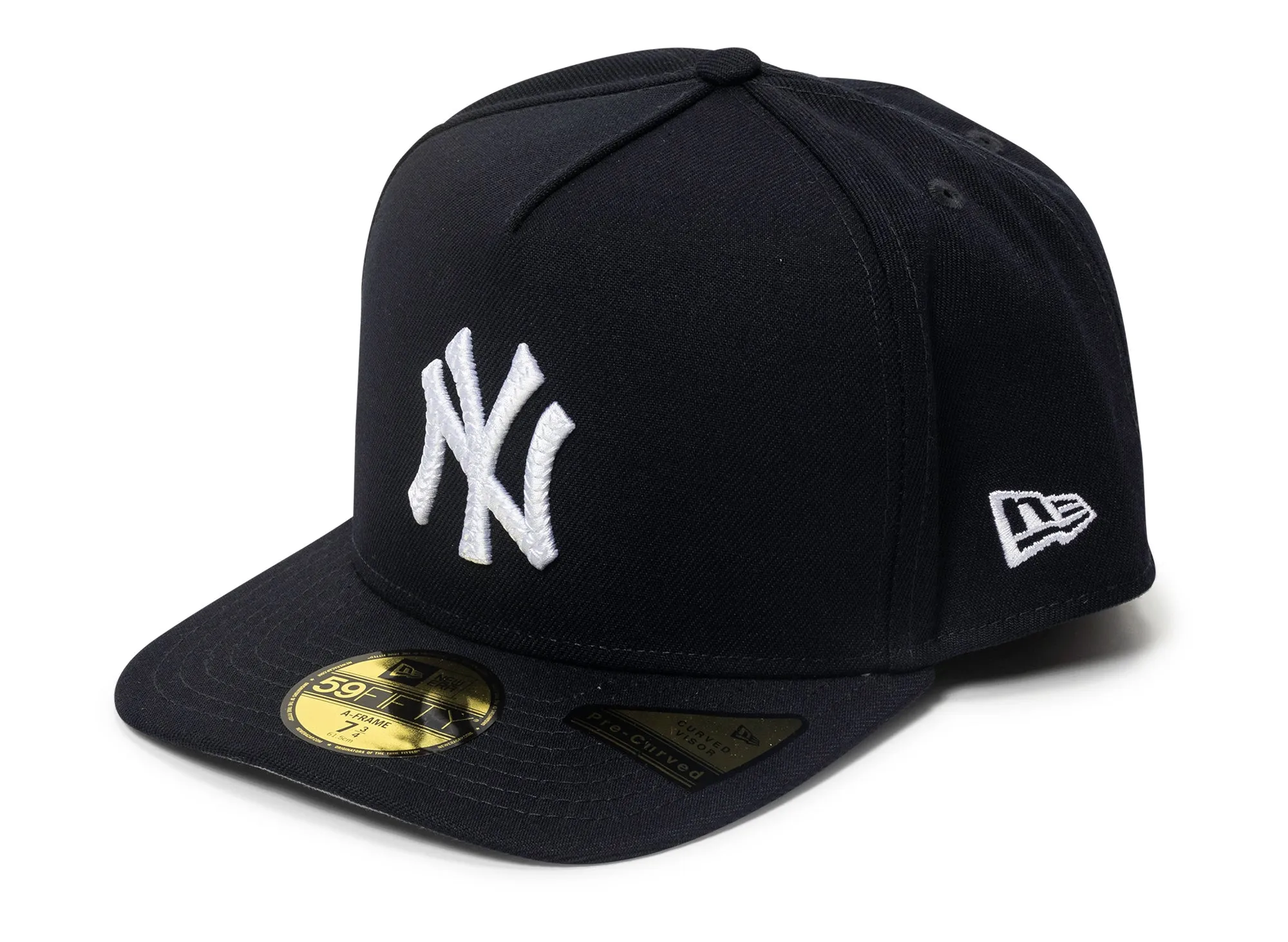 New Era Script Safety Pin New York Yankees Fitted Hat xld
