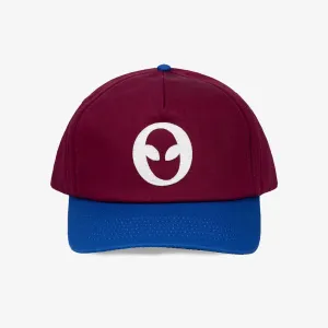 NO PROBLEMO | ALIEN-O CAP { BURGUNDY MULTI