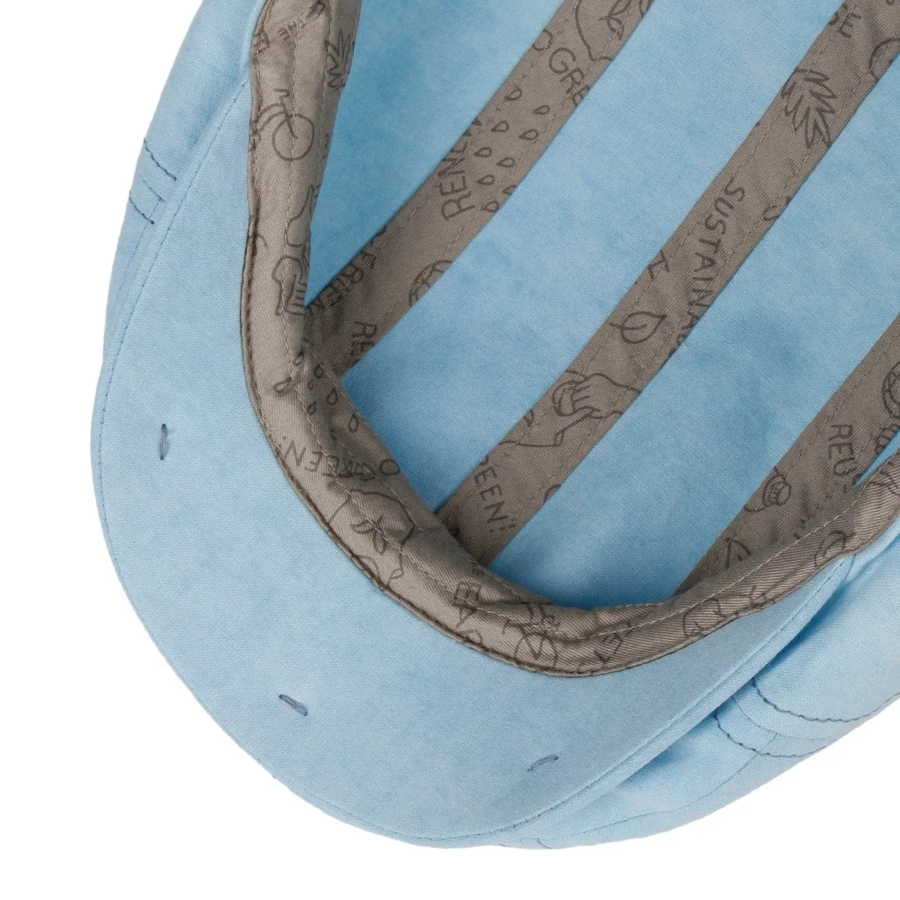 Organic Cotton Sustainable Flat Cap by Stetson