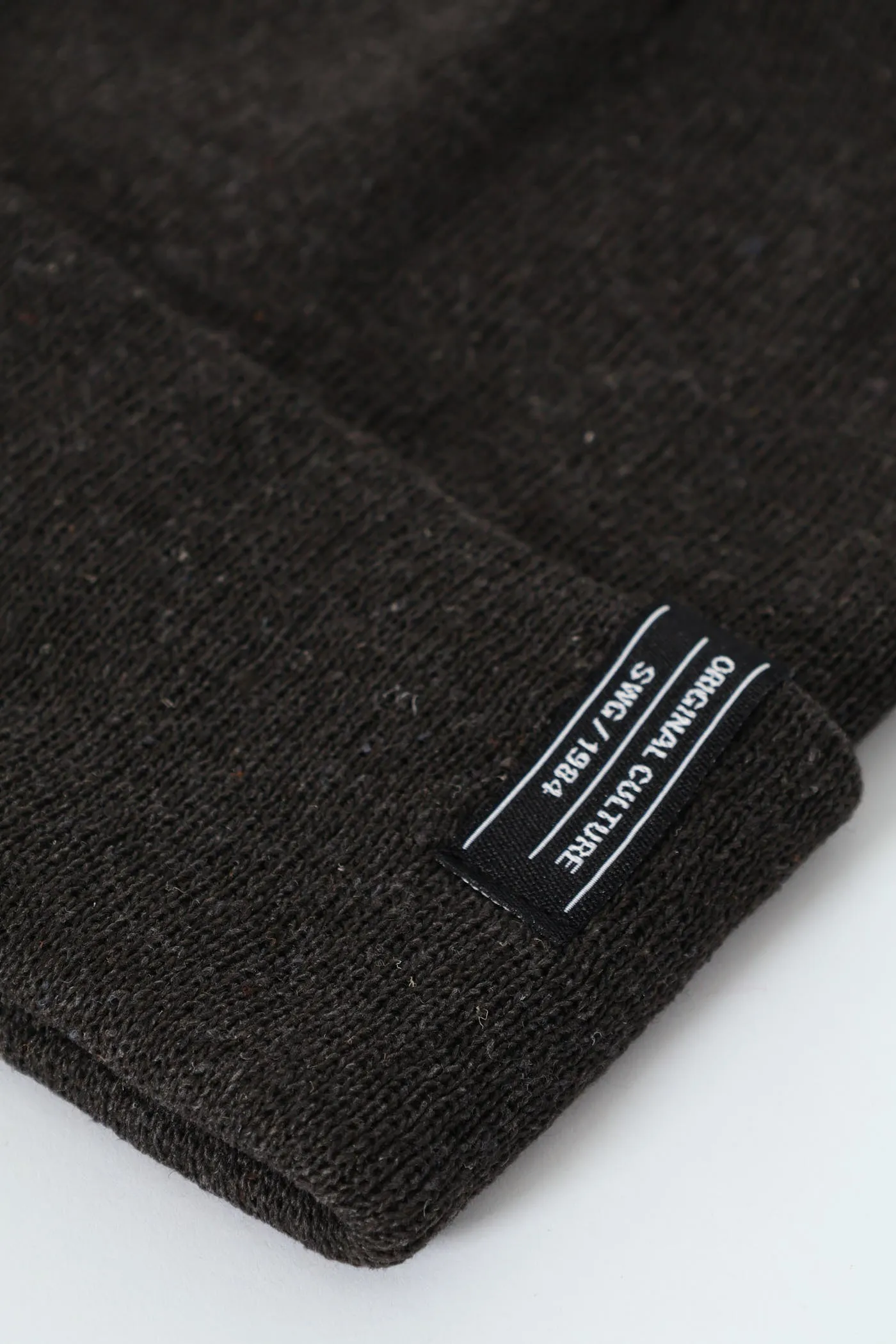 Original Culture Beanie - Charcoal