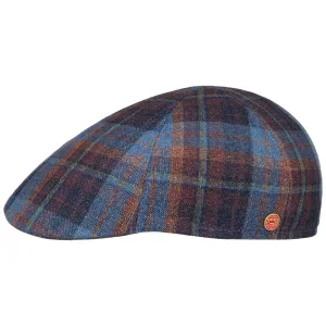 Paddy New Check Flat Cap by Mayser
