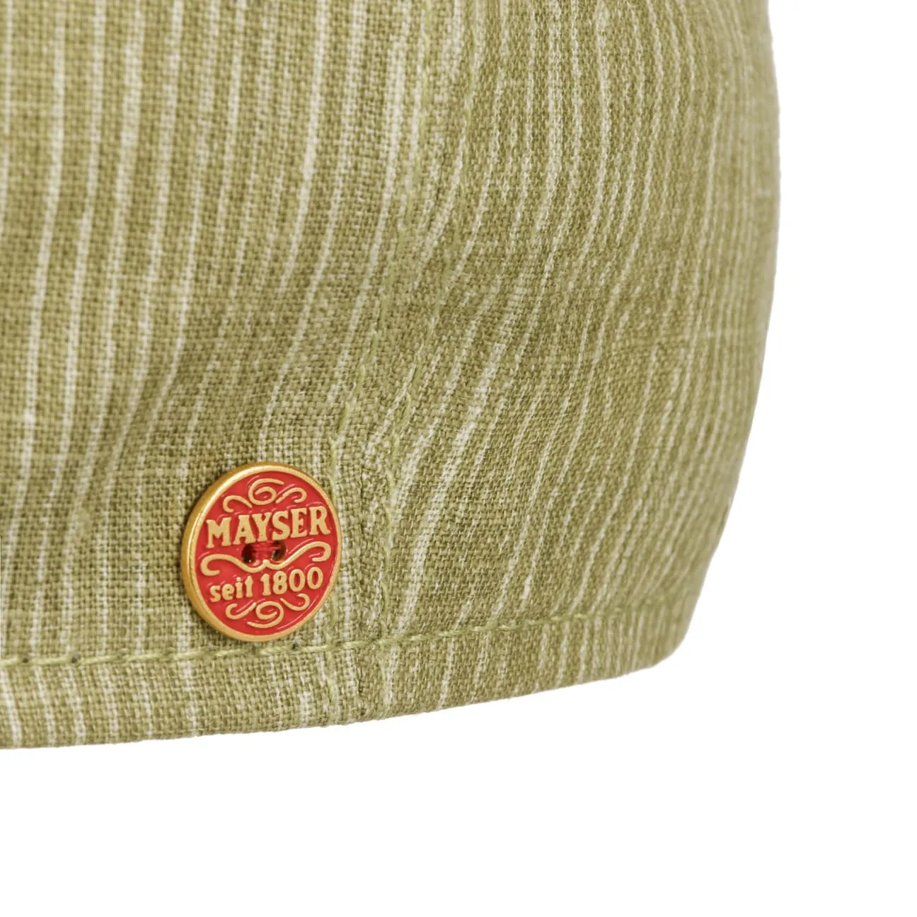 Paddy Stripes Flat Cap by Mayser
