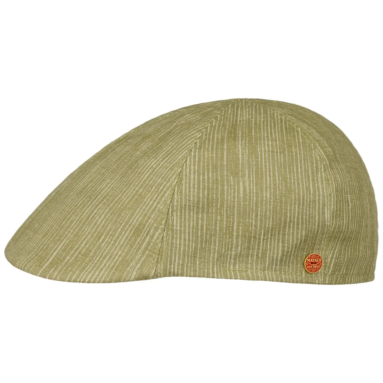 Paddy Stripes Flat Cap by Mayser