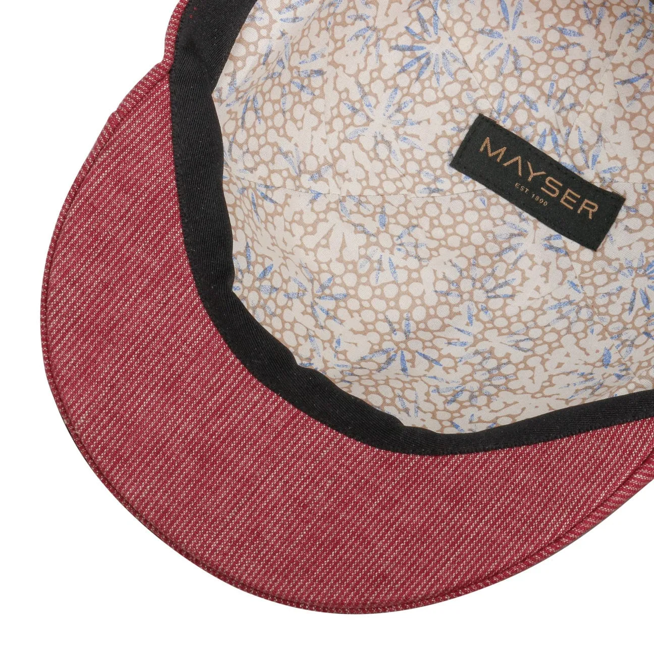 Paddy Stripes Flat Cap by Mayser