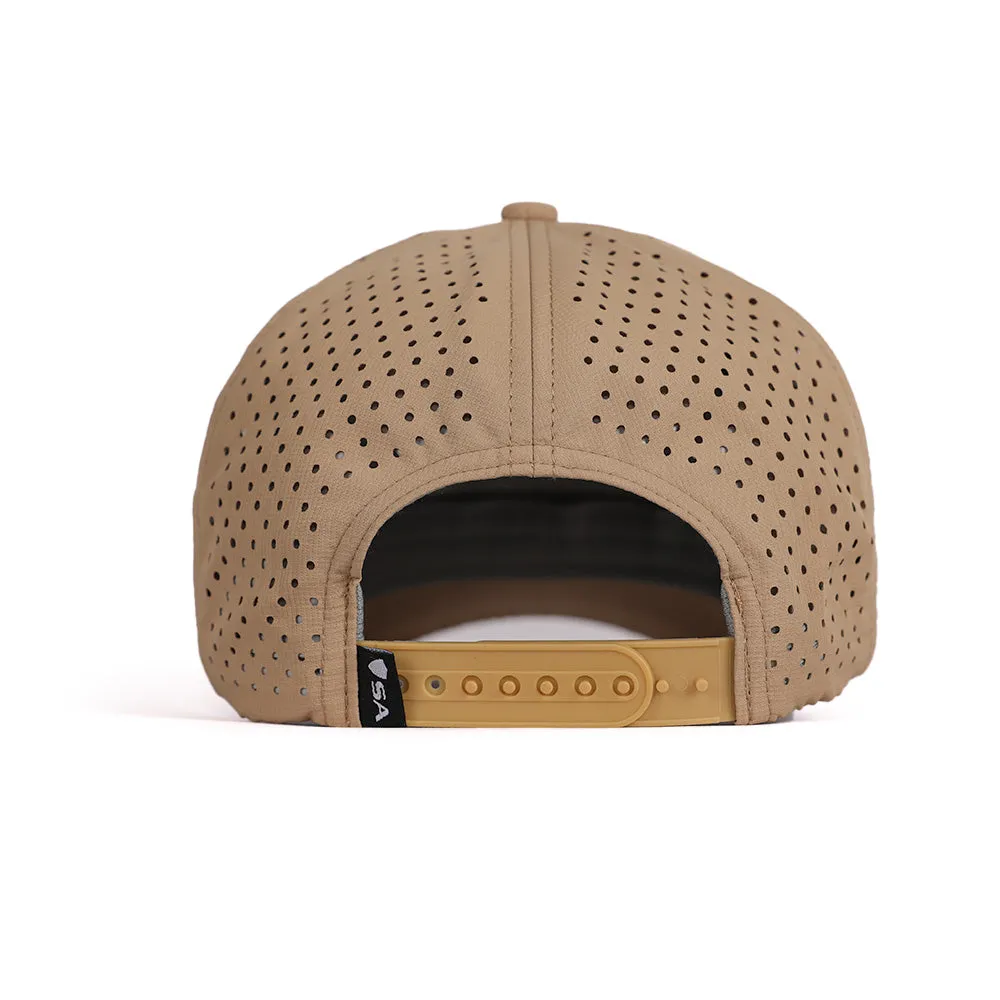 Performance Snapback | Cacti Bloom | Light Khaki