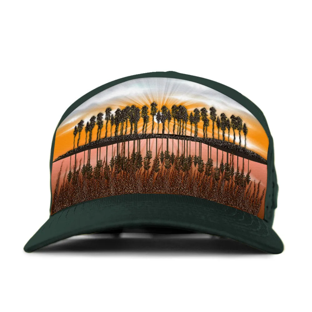 Performance Snapback | Everglades | Dark Green
