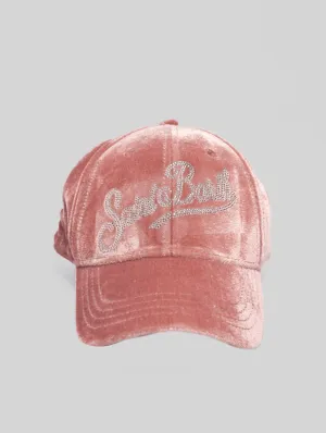 Pink Velvet Baseball Cap