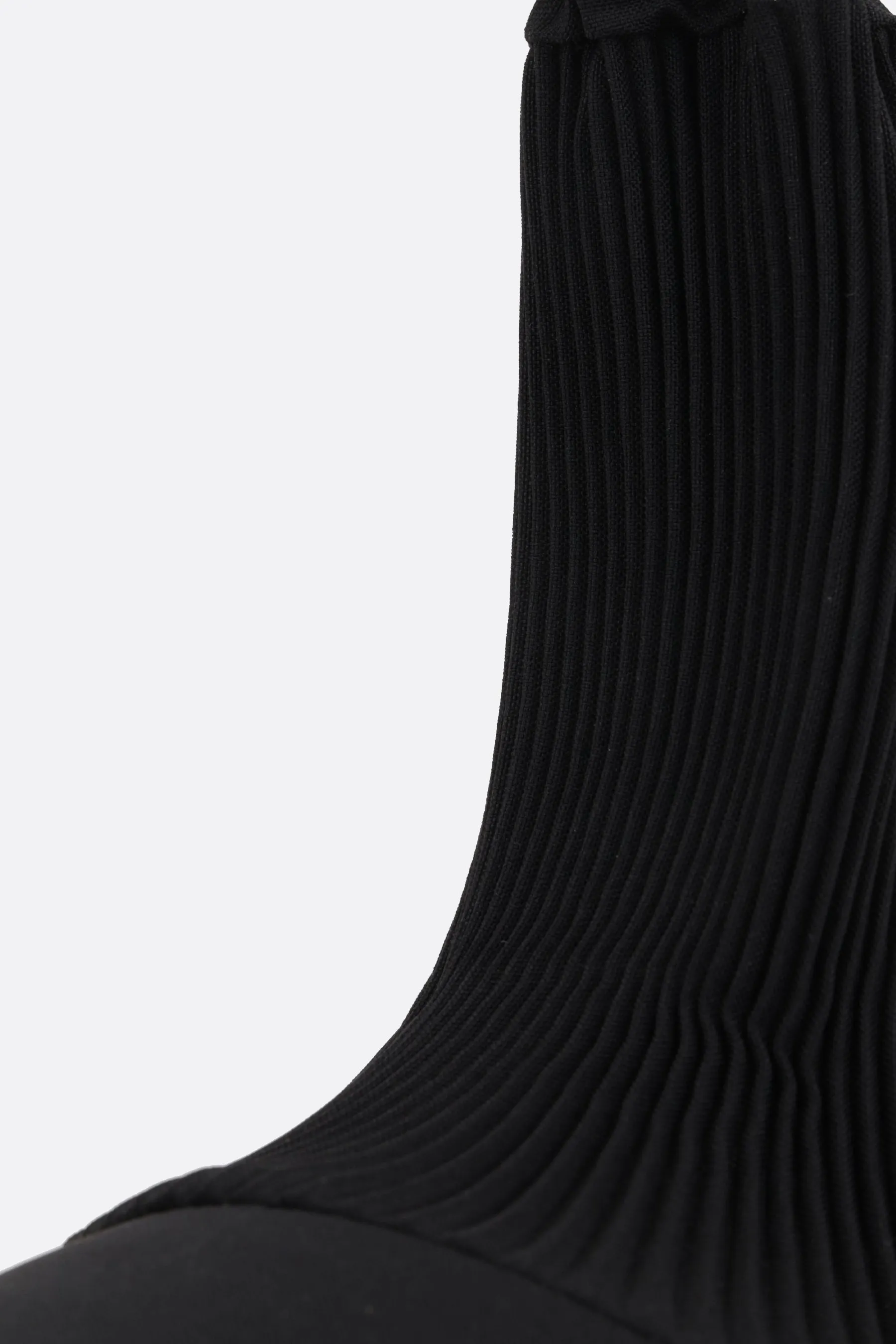 pleated technical poplin baseball cap