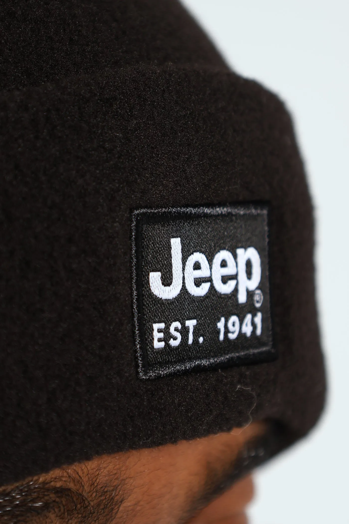 Polar Fleece Beanie - Black