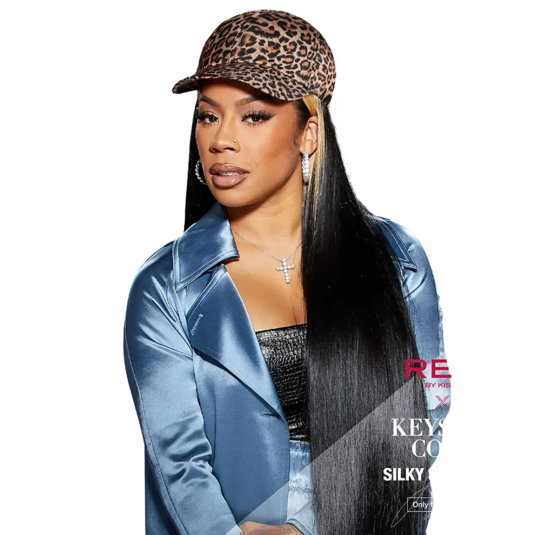 Red by Kiss Keyshia Cole X All Over Satin Baseball Cap - Choose Color