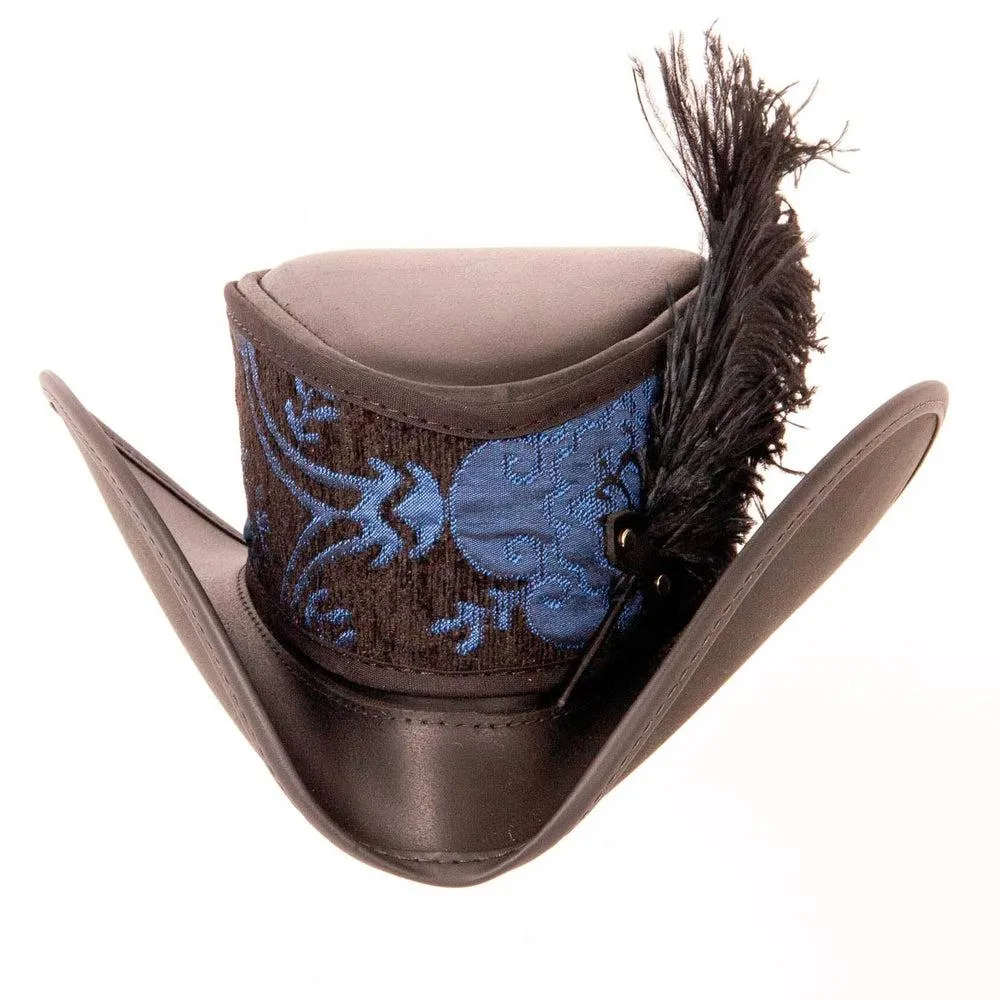 Reversible Ren | Mens Leather Festival Hat