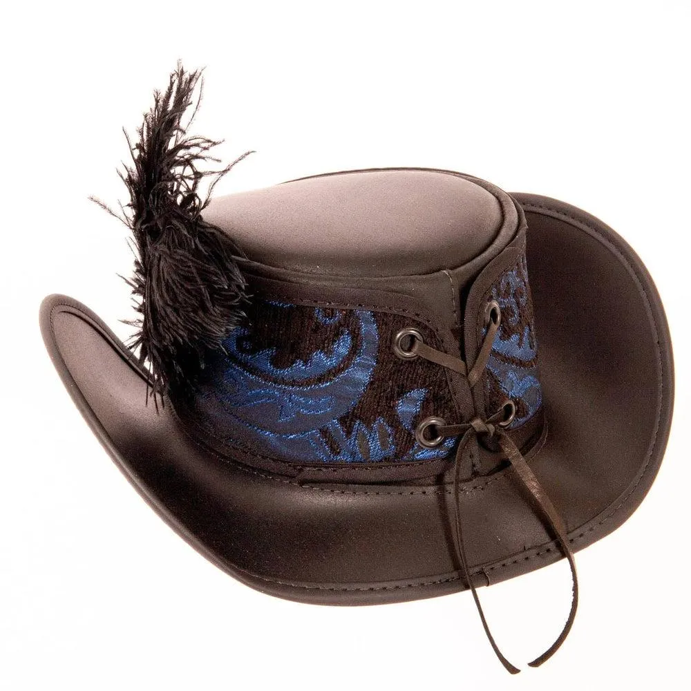 Reversible Ren | Mens Leather Festival Hat