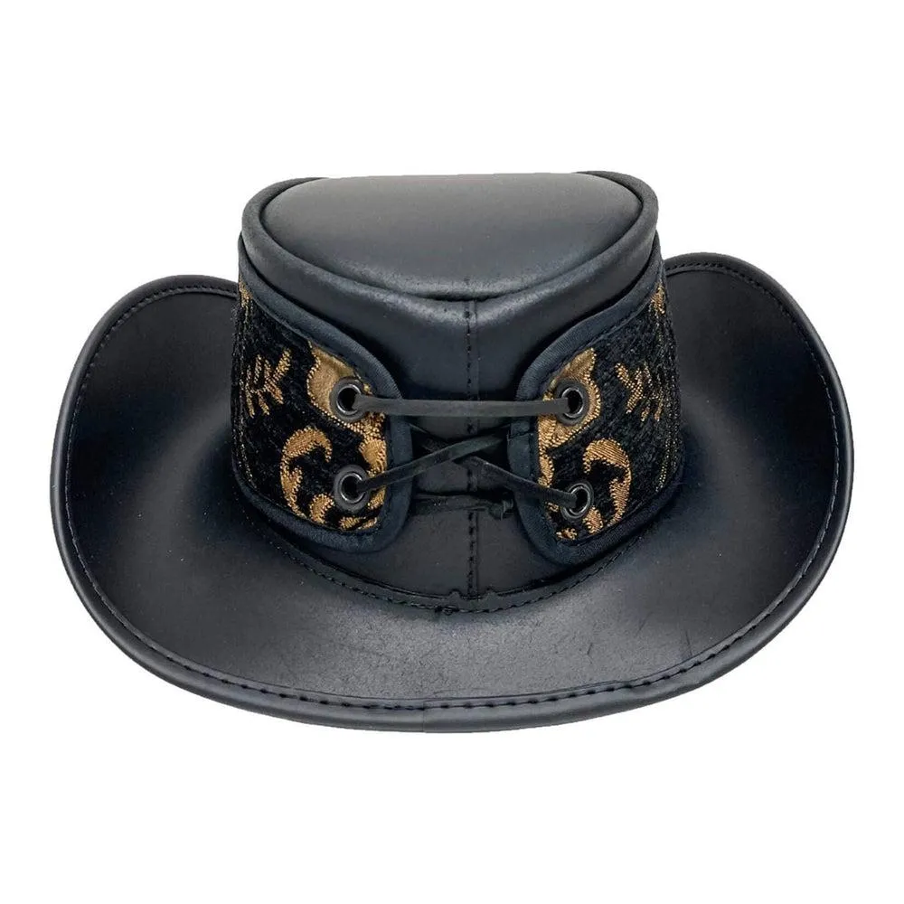 Reversible Ren | Mens Leather Festival Hat
