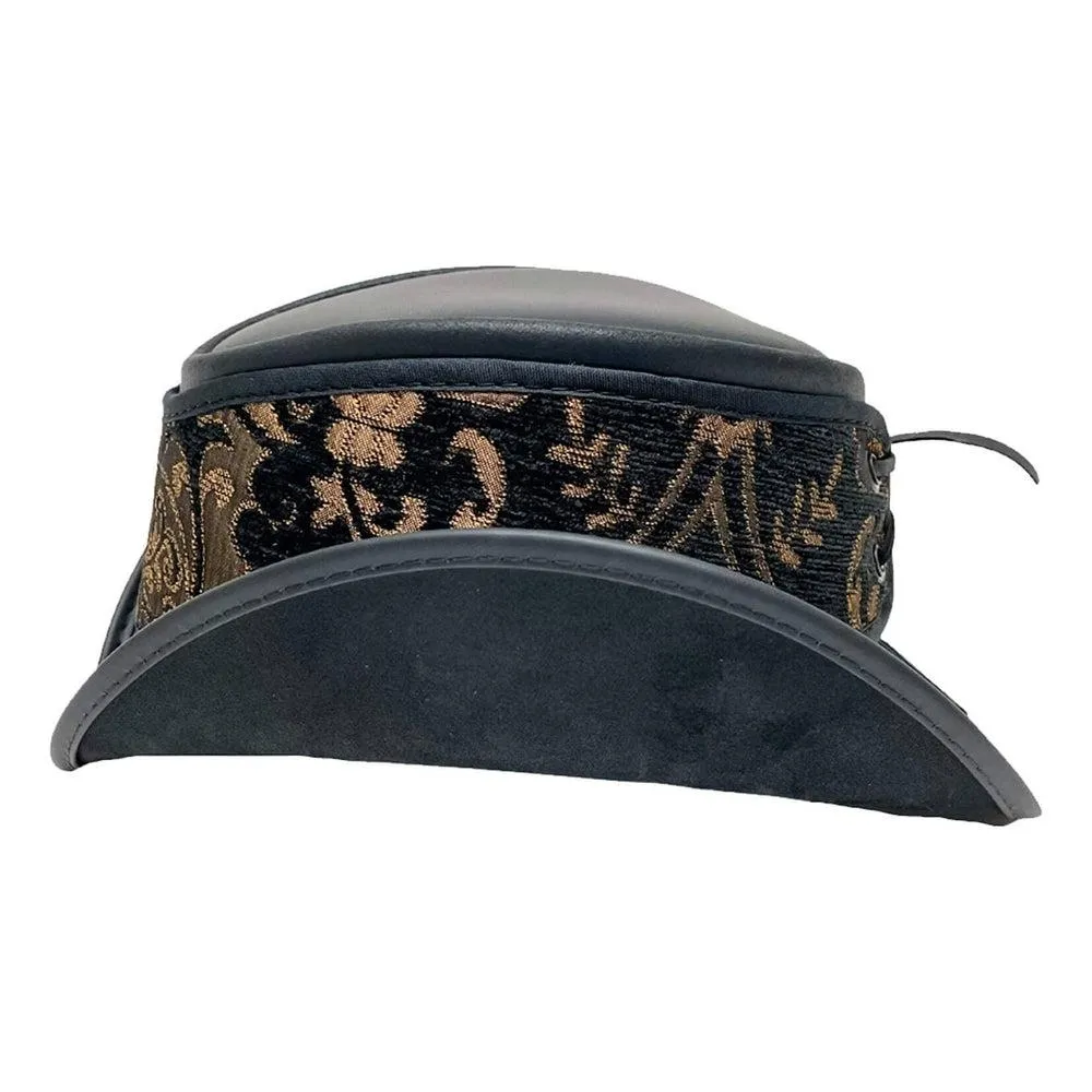 Reversible Ren | Mens Leather Festival Hat