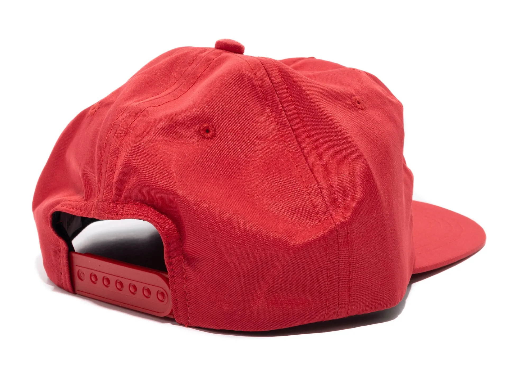Rhude Satin Logo Hat in Red