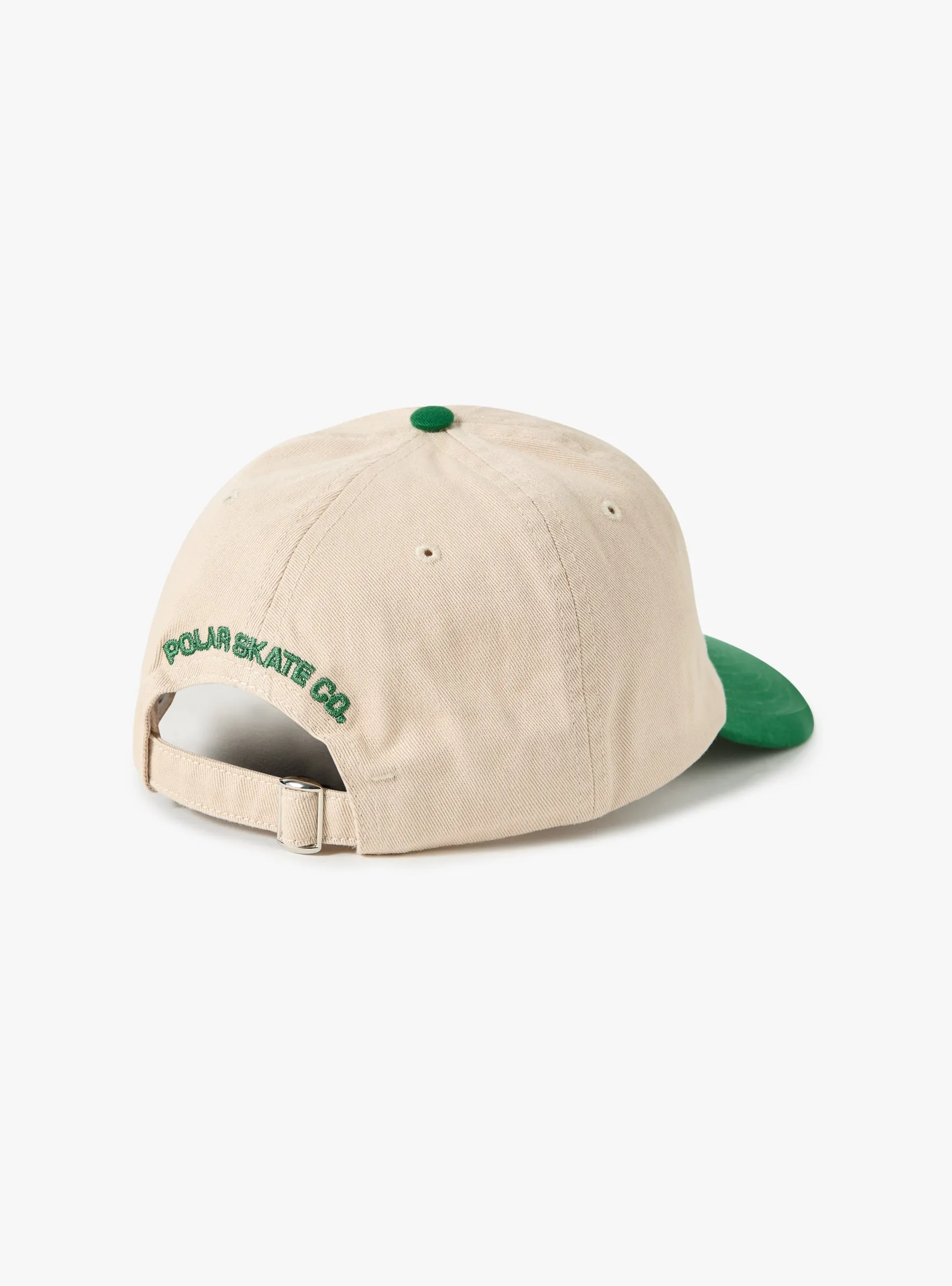 Sai Cap Stroke Logo Ecru & Green