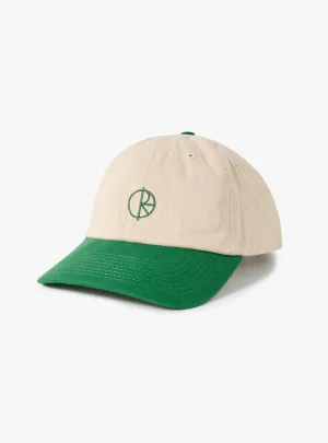 Sai Cap Stroke Logo Ecru & Green