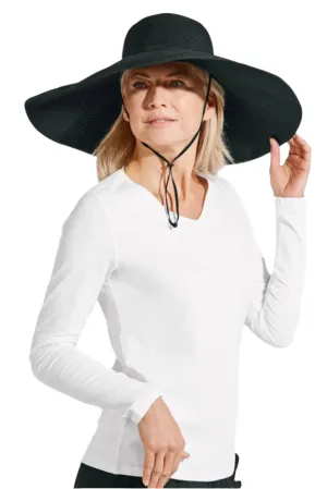 Shelby Shapeable Poolside Hat | Black