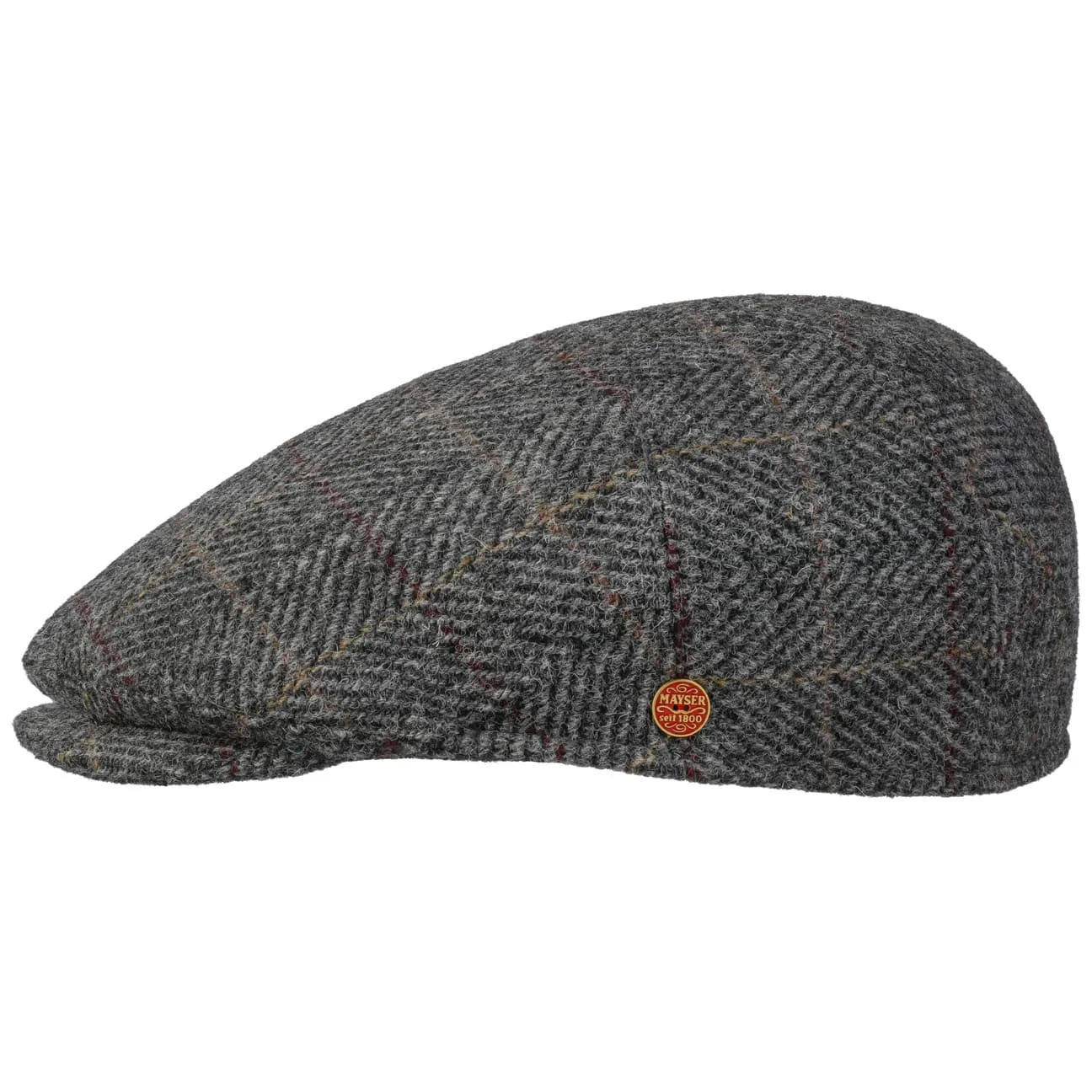 Sidney New Harris Tweed Flat Cap by Mayser