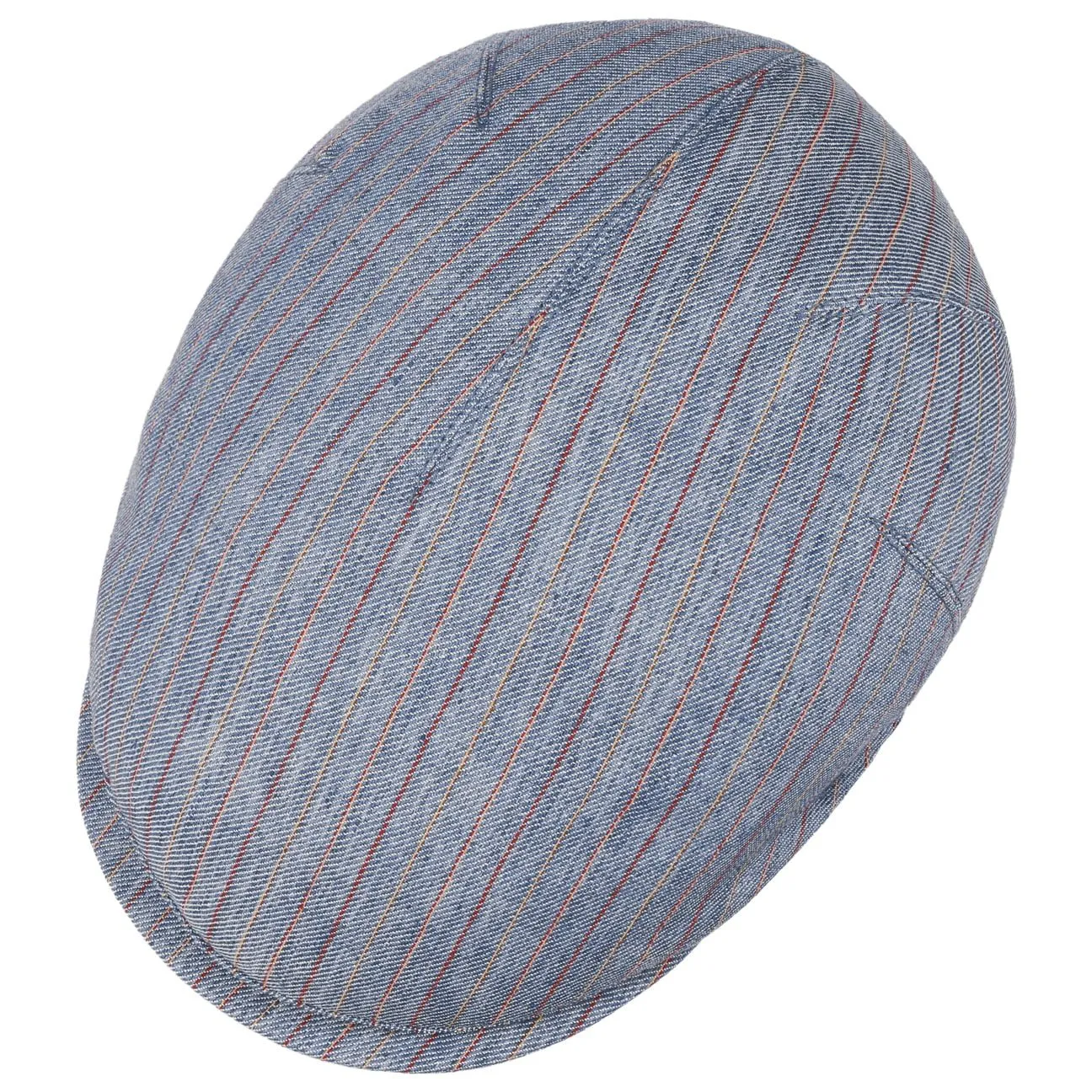 Sidney Paros Stripes Flat Cap by Mayser