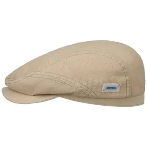 Sustainable Cotton Driver Flat Cap by Stetson