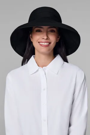 Sydney Kettle Brim Cotton Hat | Black