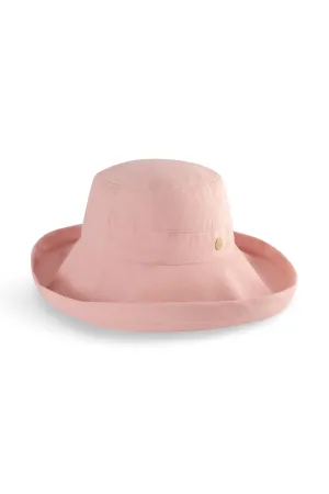 Sydney Kettle Brim Cotton Hat | Petal Pink
