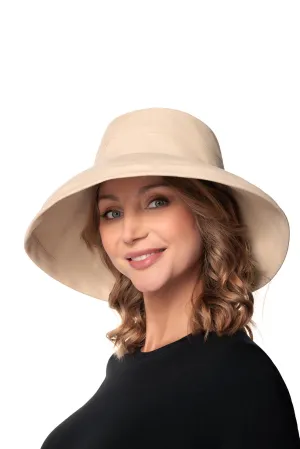 Sydney Kettle Brim Cotton Hat | Tan