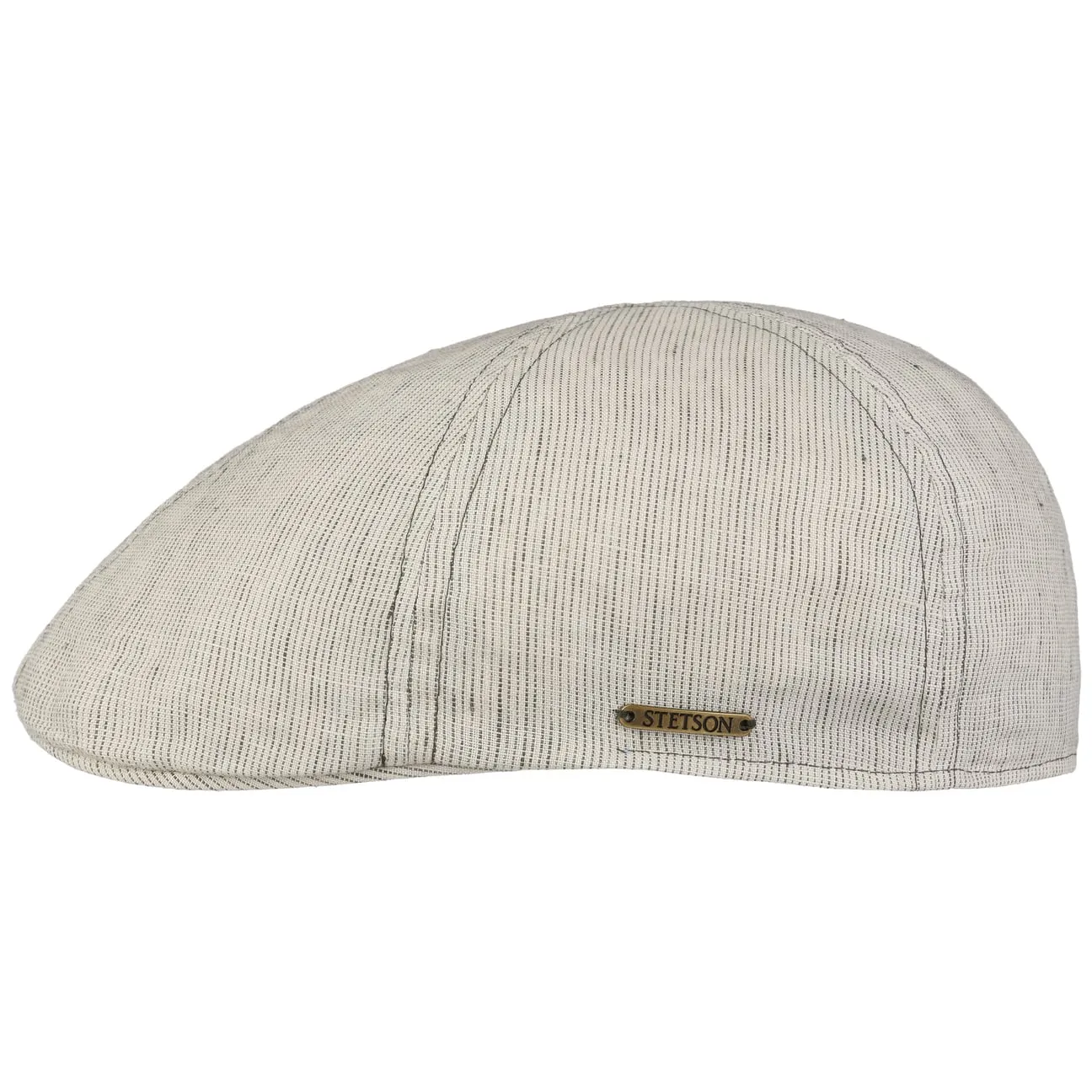 Texas Stripe Structure Flat Cap by Stetson