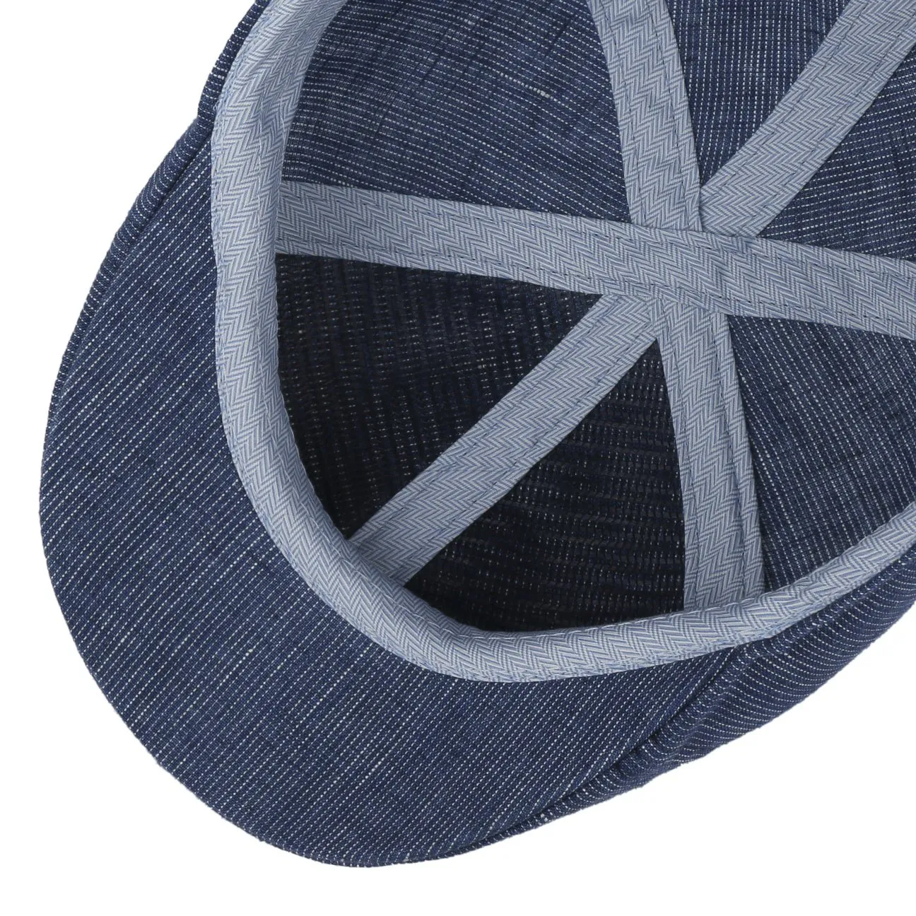 Texas Stripe Structure Flat Cap by Stetson
