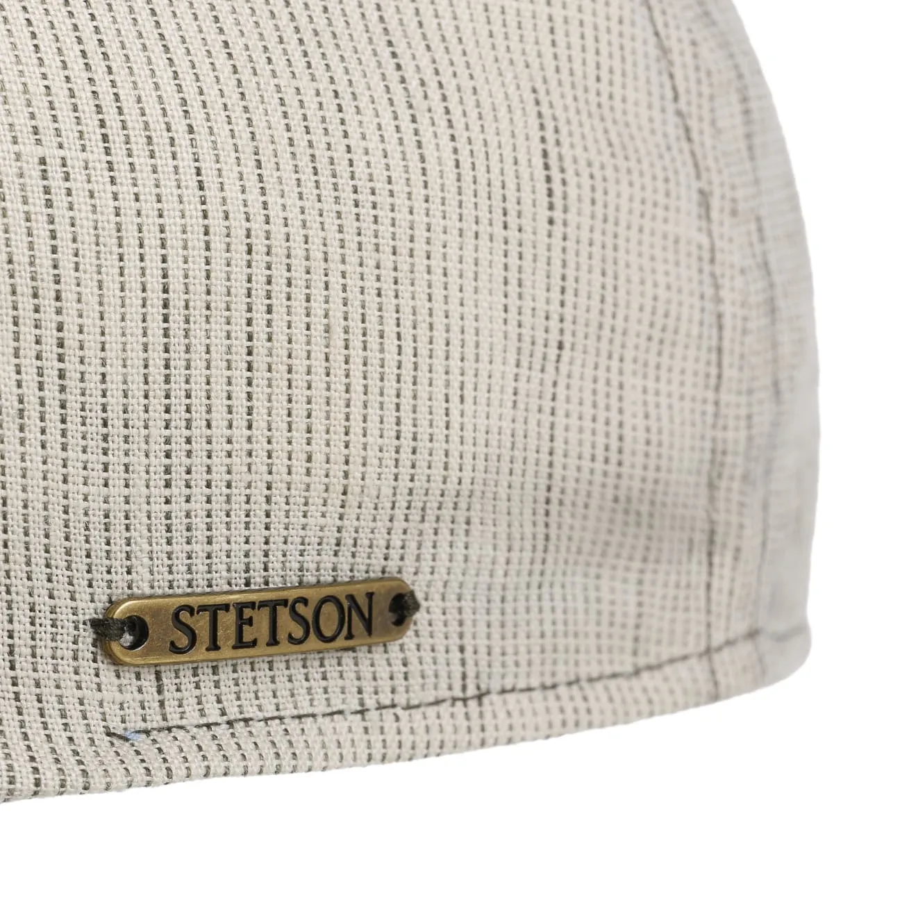 Texas Stripe Structure Flat Cap by Stetson