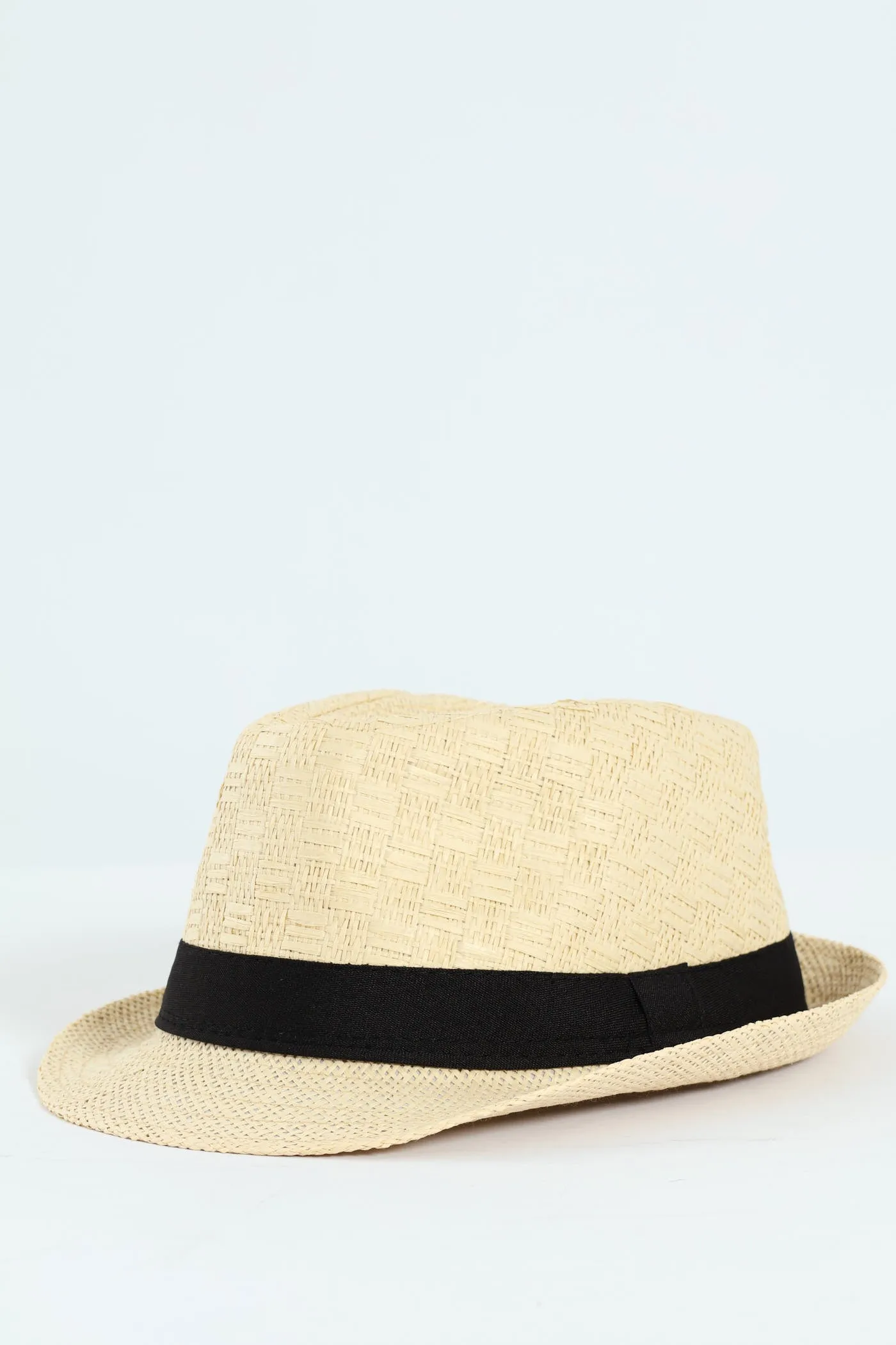Textured Panama Hat - Stone