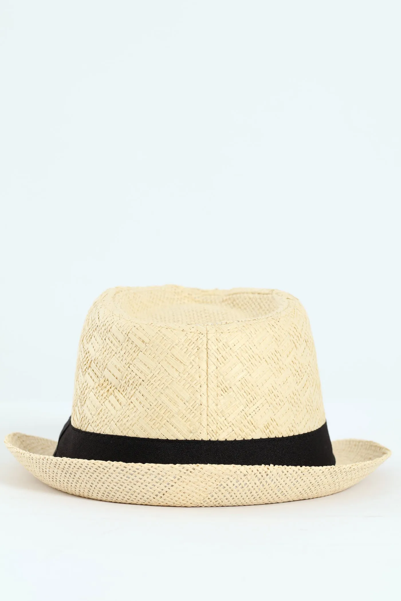 Textured Panama Hat - Stone