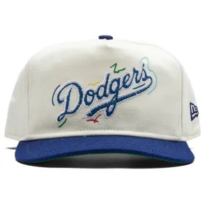 The Golfer Snapback Team Scribble - Los Angeles Dodgers