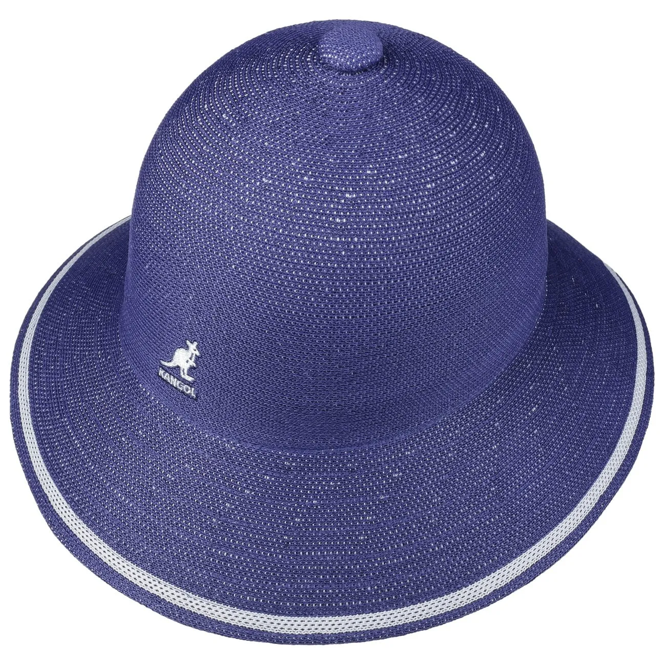 Tropic Wide Brim Stripe Cloth Hat by Kangol