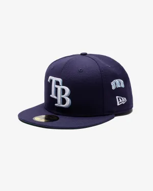 UNDEFEATED X NE X MLB FITTED - TAMPA BAY RAYS
