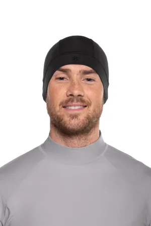 Unisex Aqua Sun Skully Cap | Black