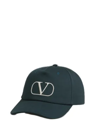 Valentino VLogo Embroidered Baseball Cap