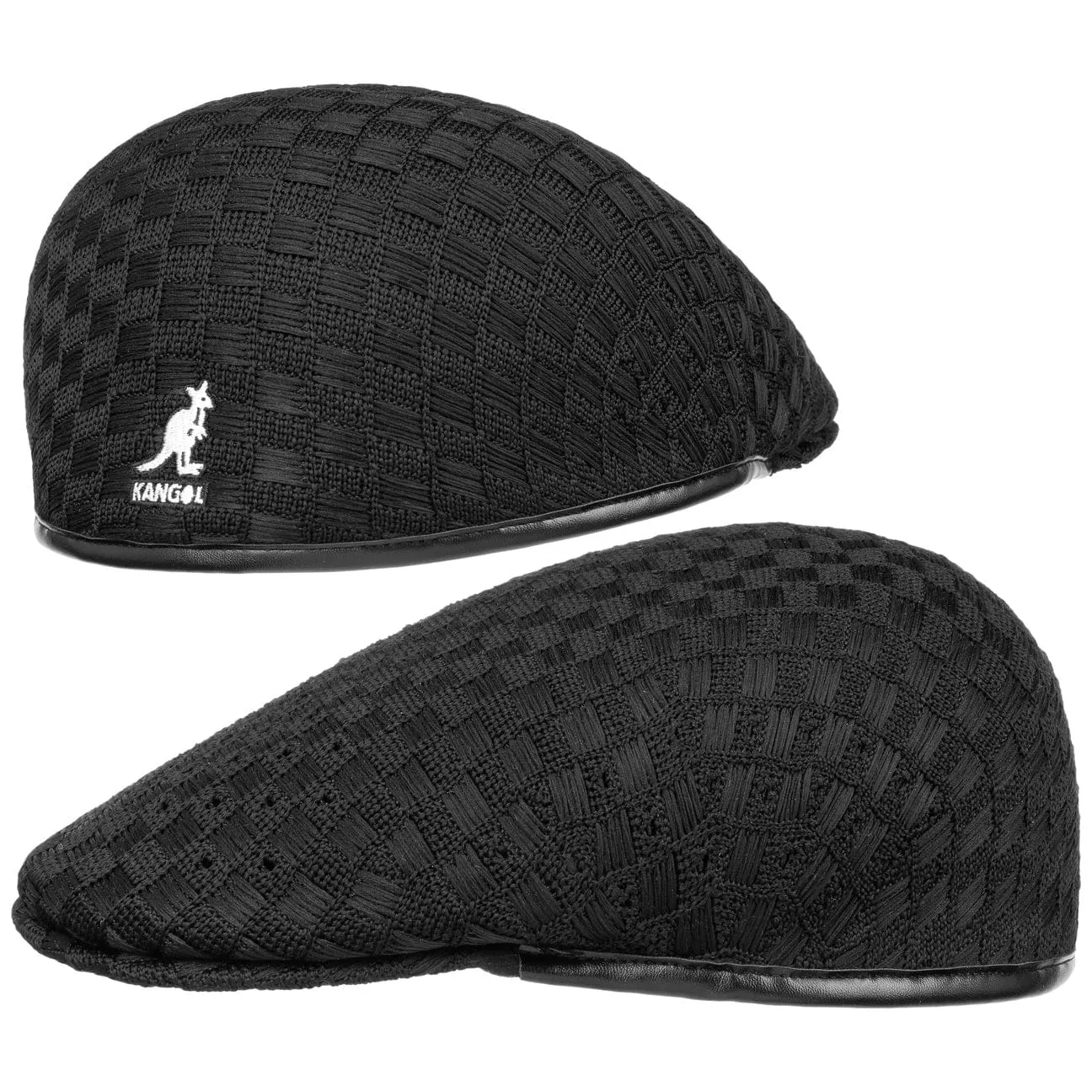 Ventair Ladder Stitch Flat Cap by Kangol