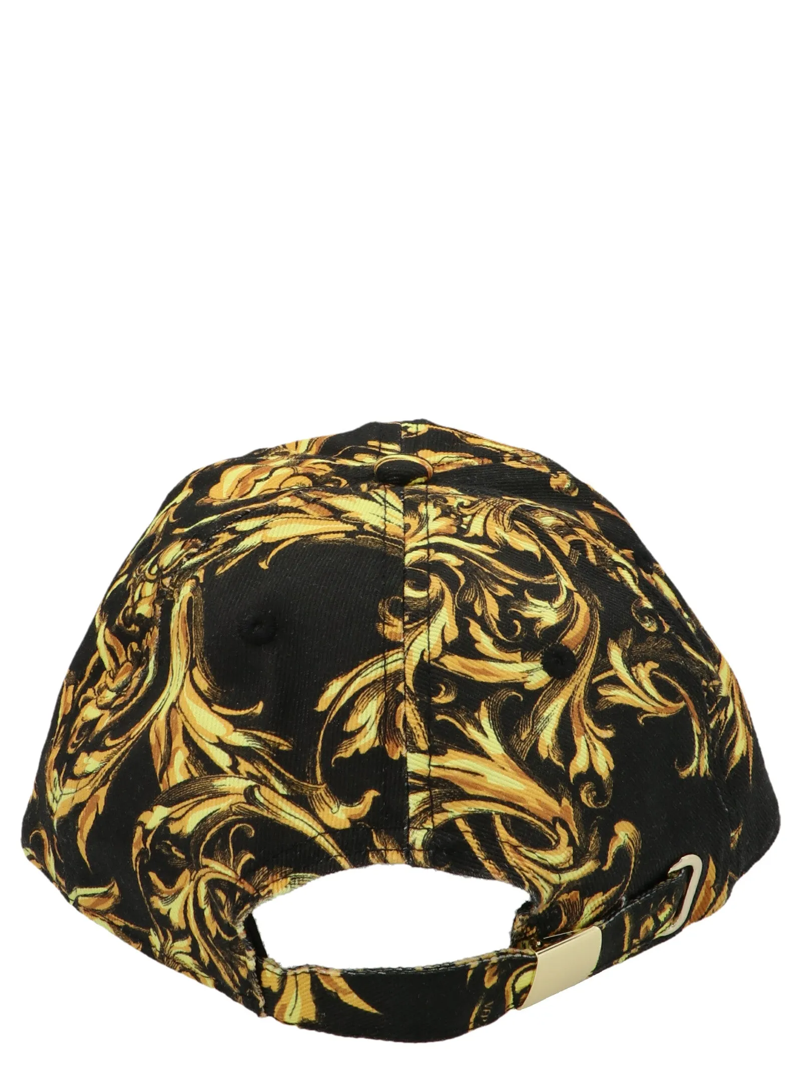 Versace Jeans Couture Baroque Logo Patch Baseball Hat
